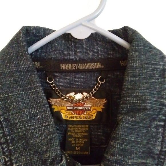 Harley Davidson Jean Jacket - Picture 5 of 7